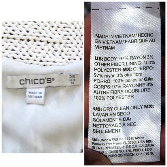 Chicos 40th Anniversary Ikat Clip Dot Maxi Dress Size 14 US Golden details - Picture 11 of 11